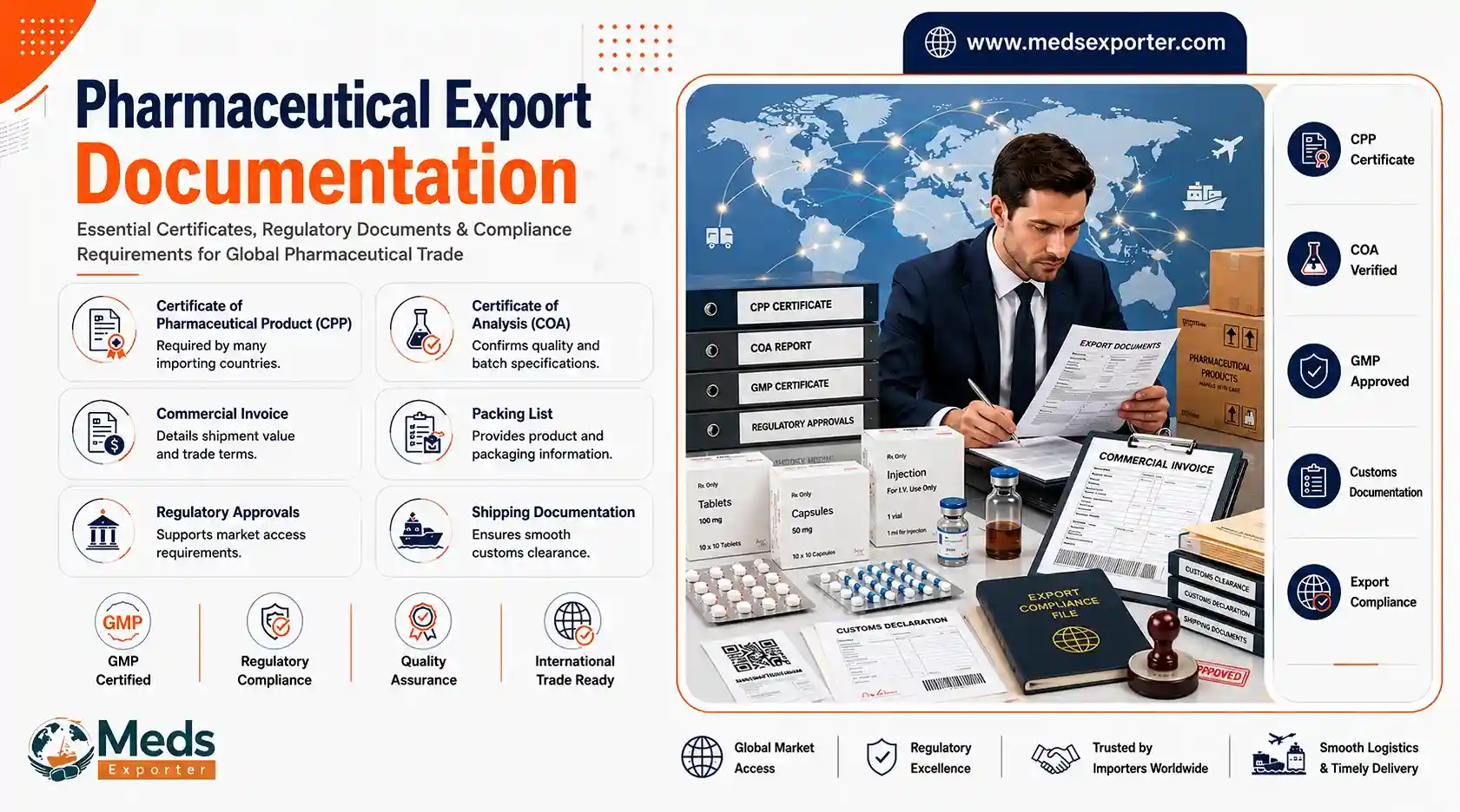 pharma export documents