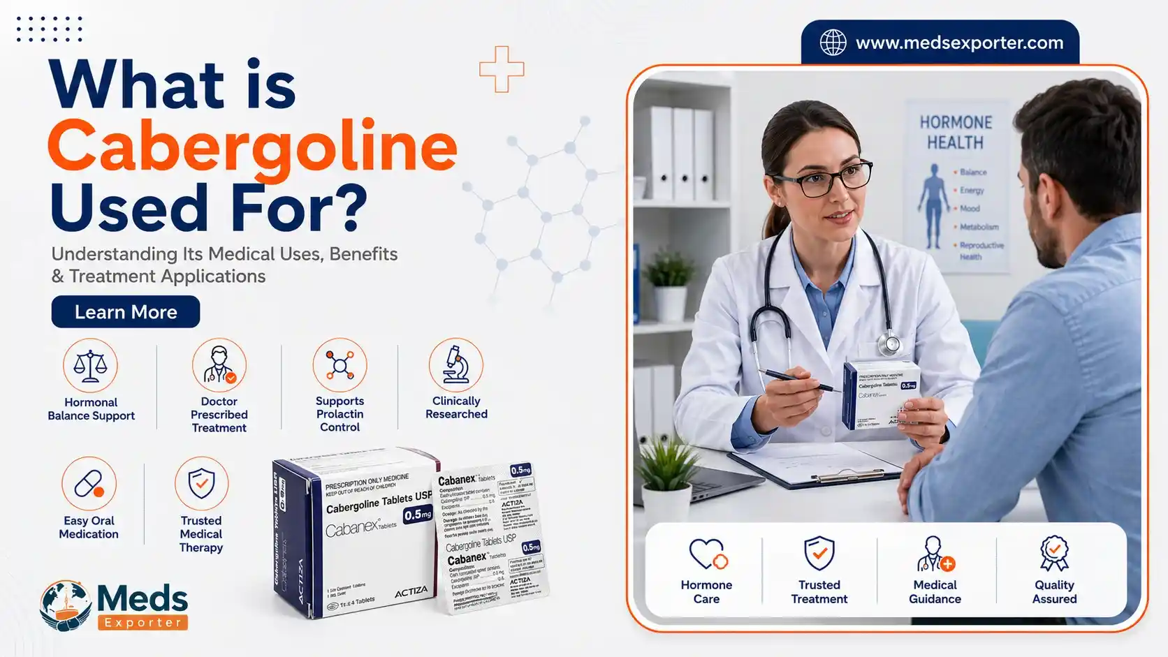 cabergoline uses